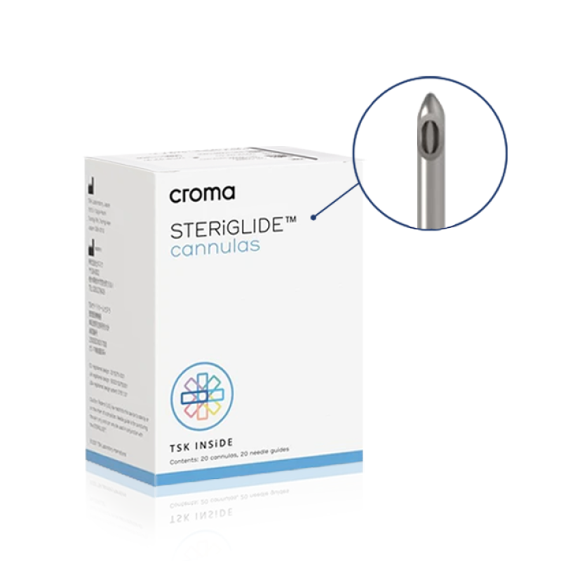 Croma TSK Steriglide Cannula 25G x 50mm - SGC-25050-C020 (20 x kits)