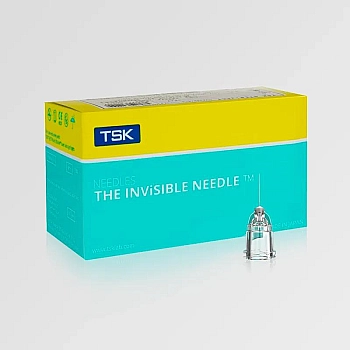 TSK The Invisible Needle 34G x 9mm - LDS-02009-100 (100 x sharp needles)