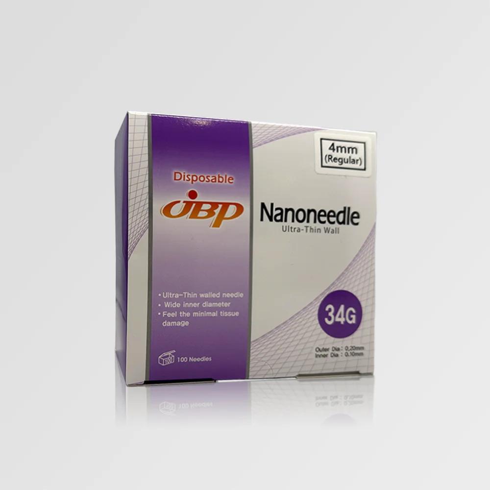 JBP Nanoneedle 34G x 4mm (100 pieces)
