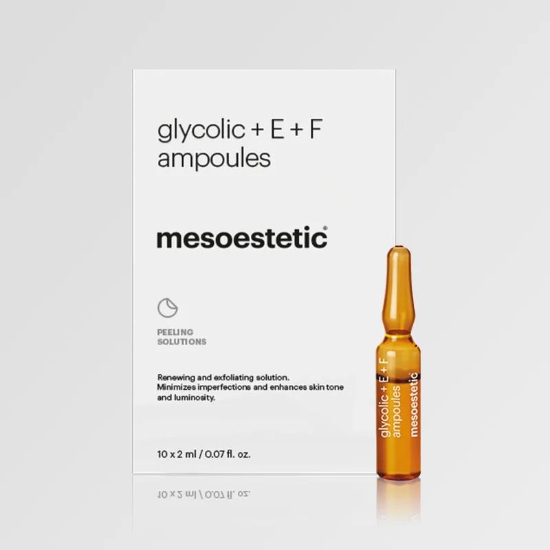 Mesoestetic Glycolic + E + F Ampoules 2ml (10 ampoules x 2ml)
