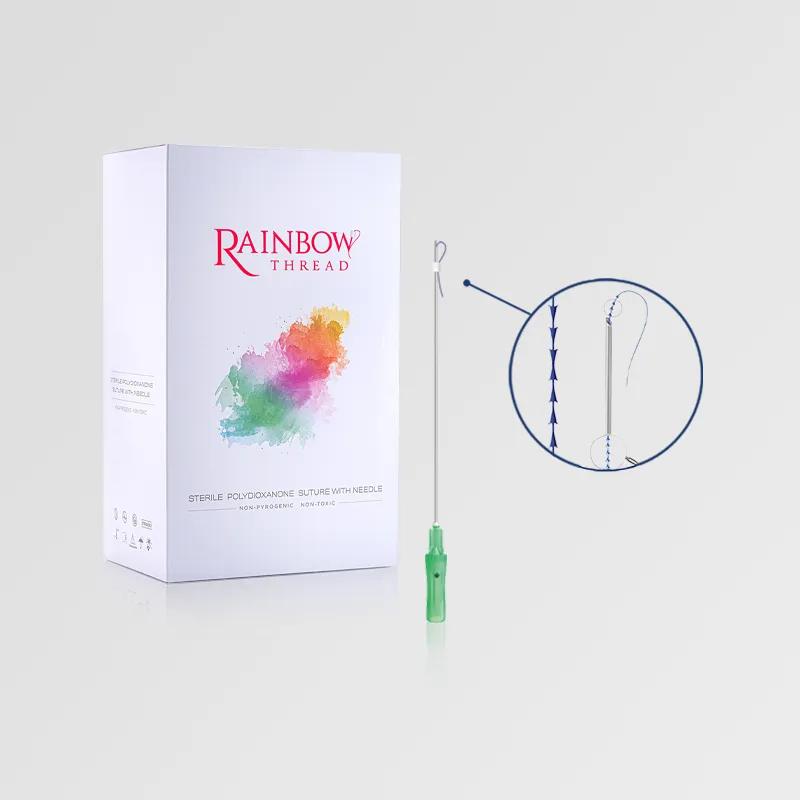 Rainbow Thread Heart Lift. COG 18G/100/185 (100 threads (5 pouches x 20 pcs))